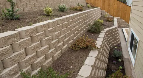 Brisbane concrete sleeper retaining walls